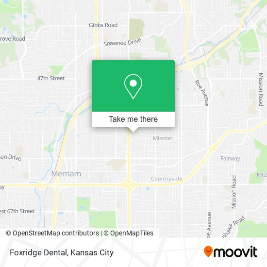 Foxridge Dental map