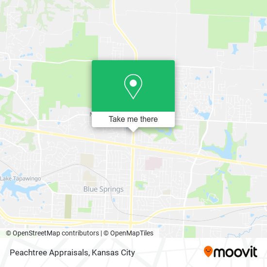 Peachtree Appraisals map