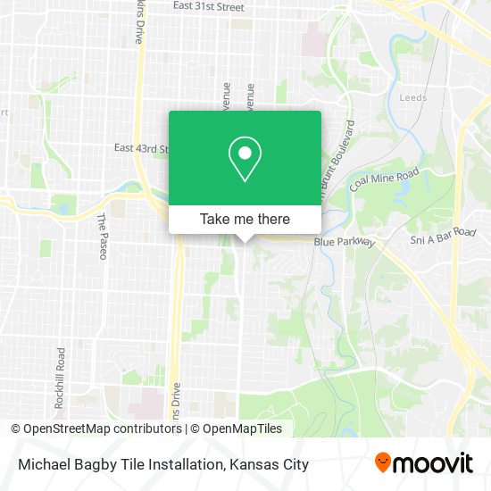 Michael Bagby Tile Installation map