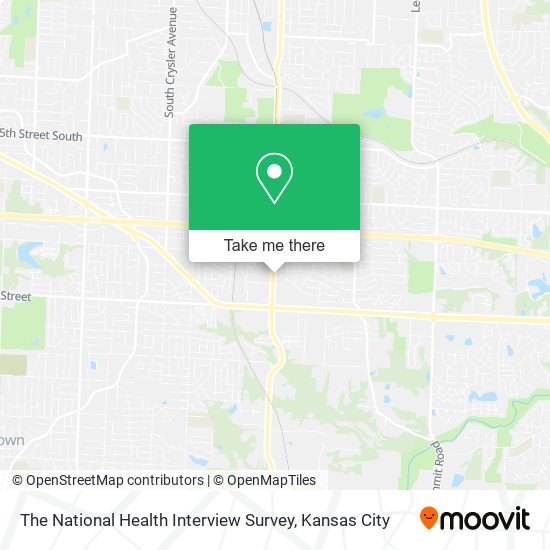 The National Health Interview Survey map