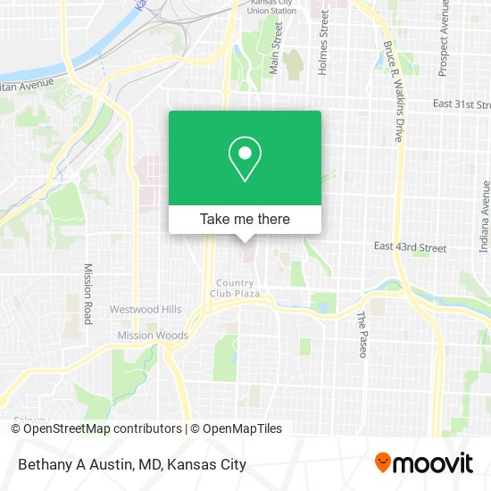 Mapa de Bethany A Austin, MD