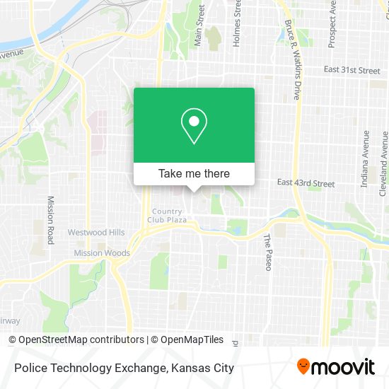 Mapa de Police Technology Exchange