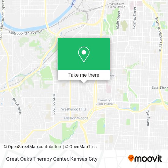 Great Oaks Therapy Center map