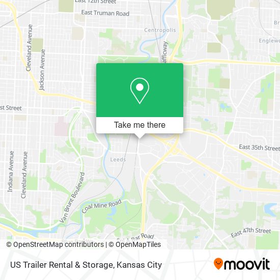 US Trailer Rental & Storage map