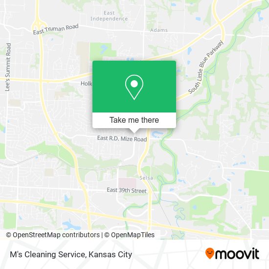 M's Cleaning Service map
