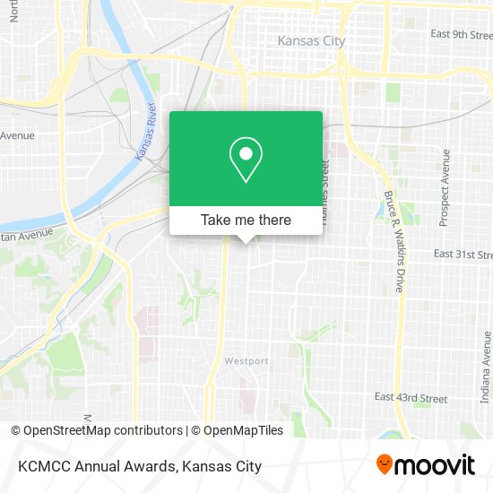 Mapa de KCMCC Annual Awards