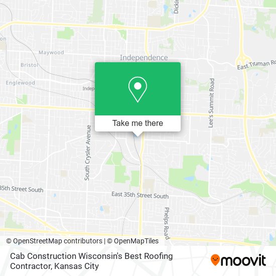 Mapa de Cab Construction Wisconsin's Best Roofing Contractor