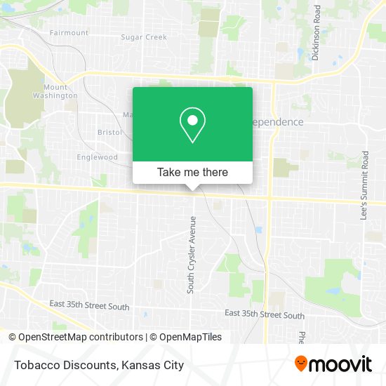 Tobacco Discounts map