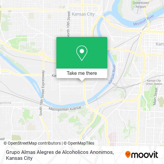 Grupo Almas Alegres de Alcoholicos Anonimos map