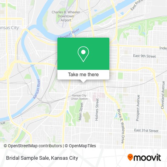 Bridal Sample Sale map