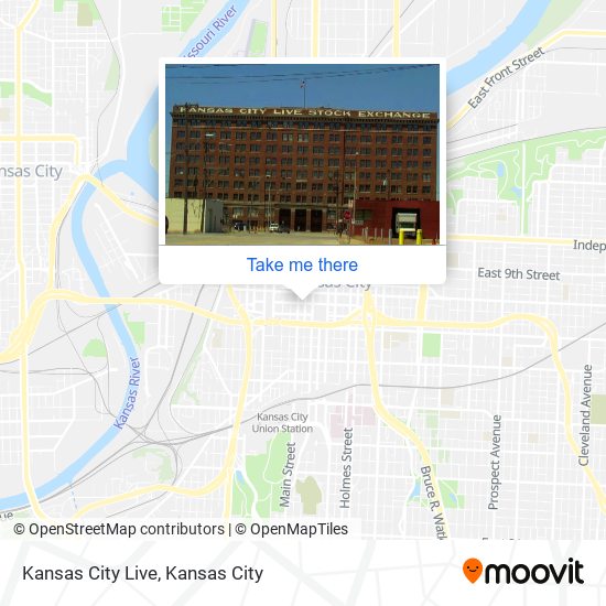 Mapa de Kansas City Live