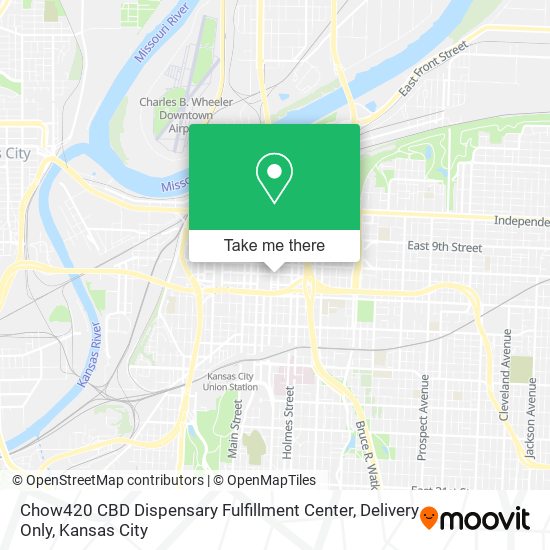 Mapa de Chow420 CBD Dispensary Fulfillment Center, Delivery Only