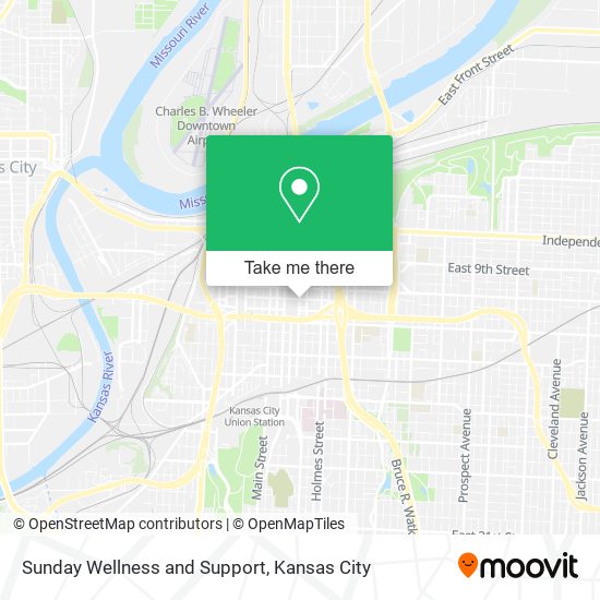 Sunday Wellness and Support map