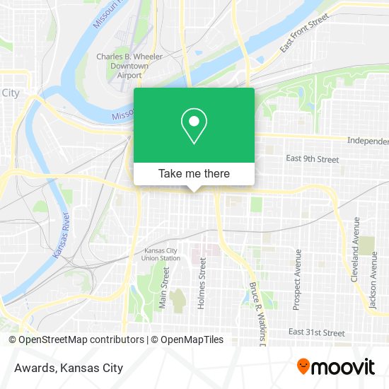 Awards map