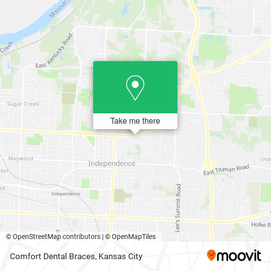 Mapa de Comfort Dental Braces