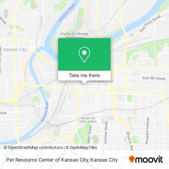 Mapa de Pet Resource Center of Kansas City