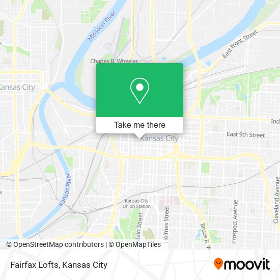 Mapa de Fairfax Lofts