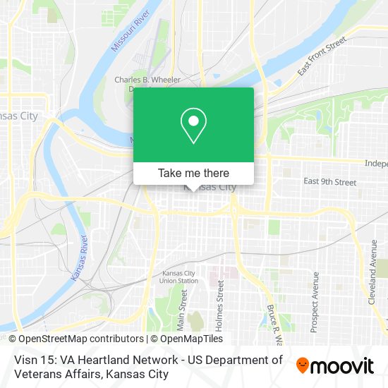 Visn 15: VA Heartland Network - US Department of Veterans Affairs map