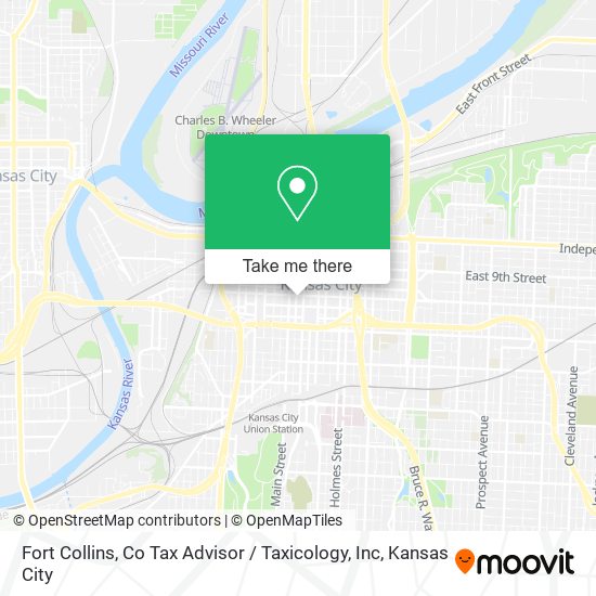 Fort Collins, Co Tax Advisor / Taxicology, Inc map