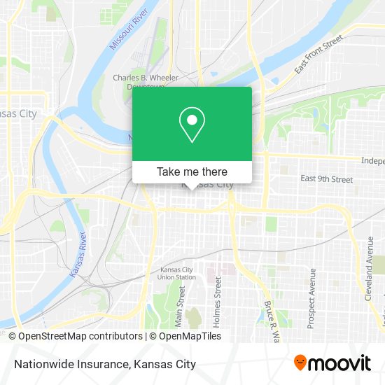 Mapa de Nationwide Insurance