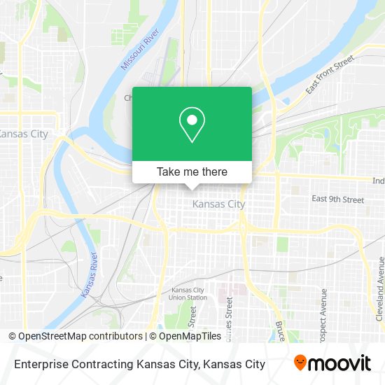 Enterprise Contracting Kansas City map