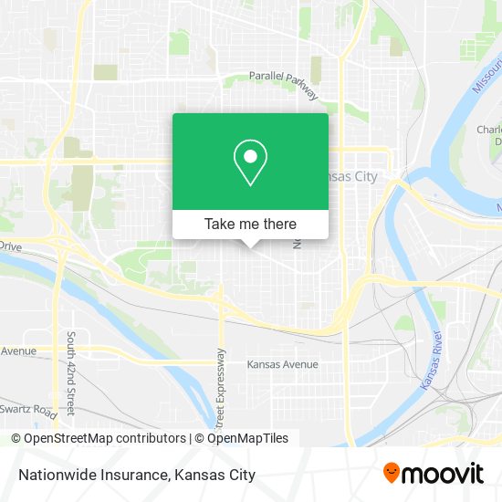 Mapa de Nationwide Insurance