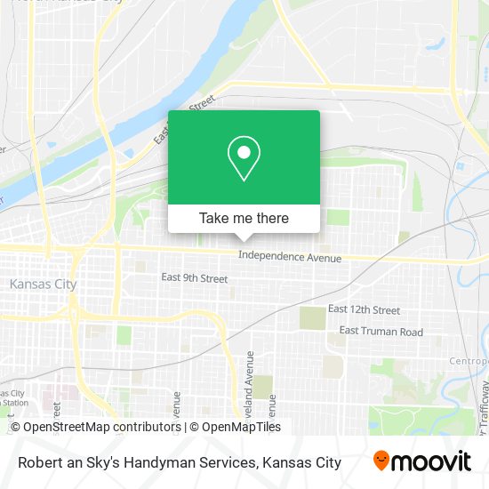 Robert an Sky's Handyman Services map