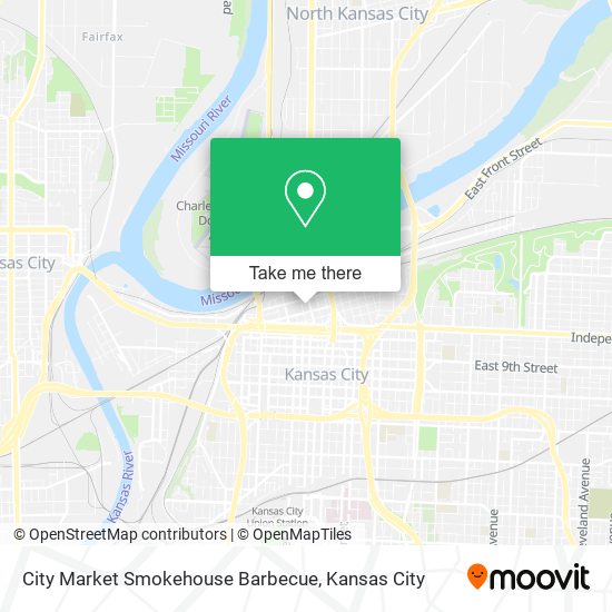Mapa de City Market Smokehouse Barbecue