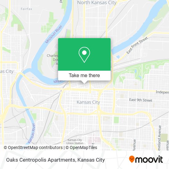 Mapa de Oaks Centropolis Apartments