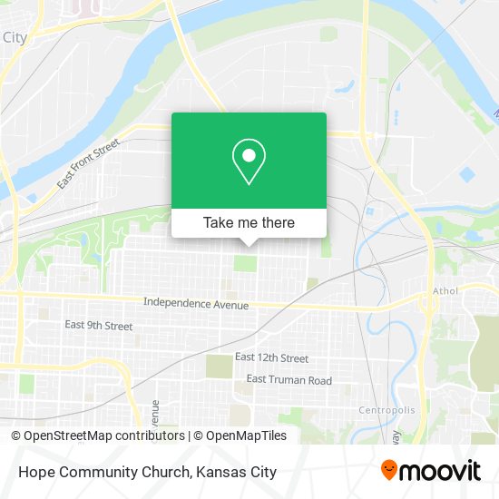 Mapa de Hope Community Church