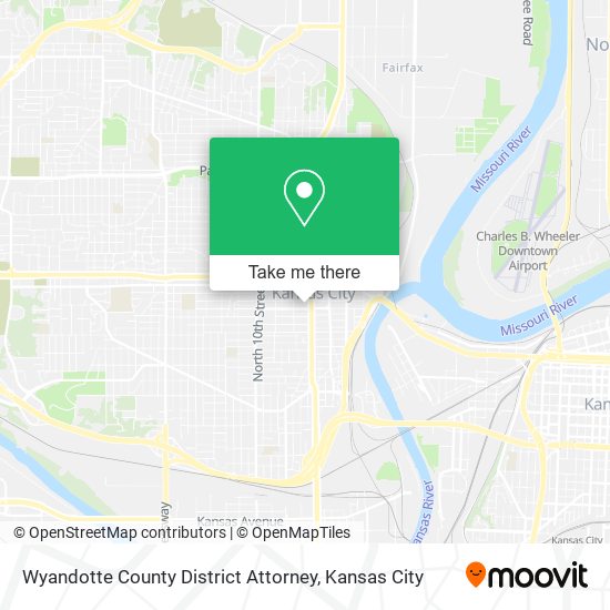 Mapa de Wyandotte County District Attorney