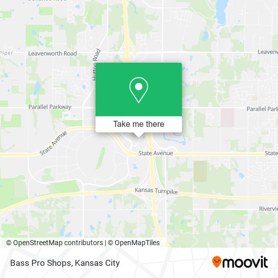 Mapa de Bass Pro Shops