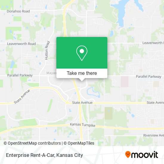 Mapa de Enterprise Rent-A-Car