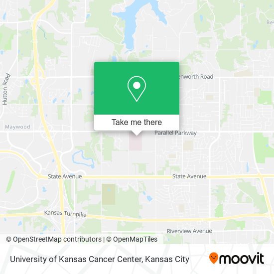 Mapa de University of Kansas Cancer Center