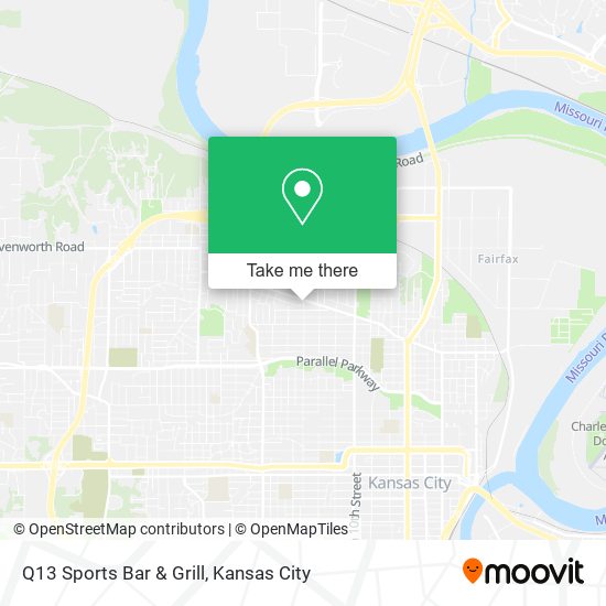 Q13 Sports Bar & Grill map