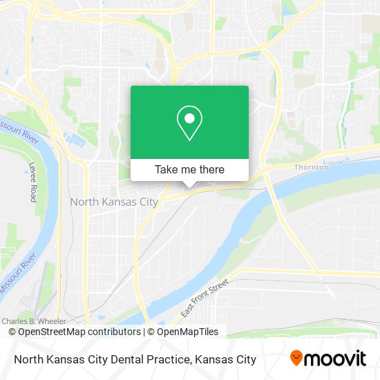 North Kansas City Dental Practice map