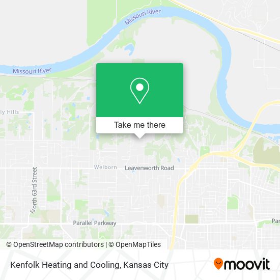 Kenfolk Heating and Cooling map