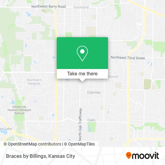 Braces by Billings map