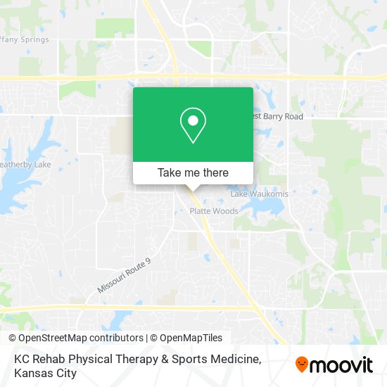 KC Rehab Physical Therapy & Sports Medicine map