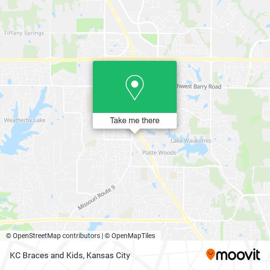 KC Braces and Kids map