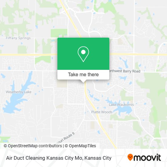 Air Duct Cleaning Kansas City Mo map