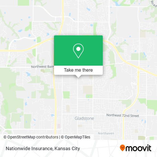 Mapa de Nationwide Insurance