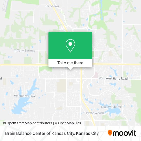 Brain Balance Center of Kansas City map