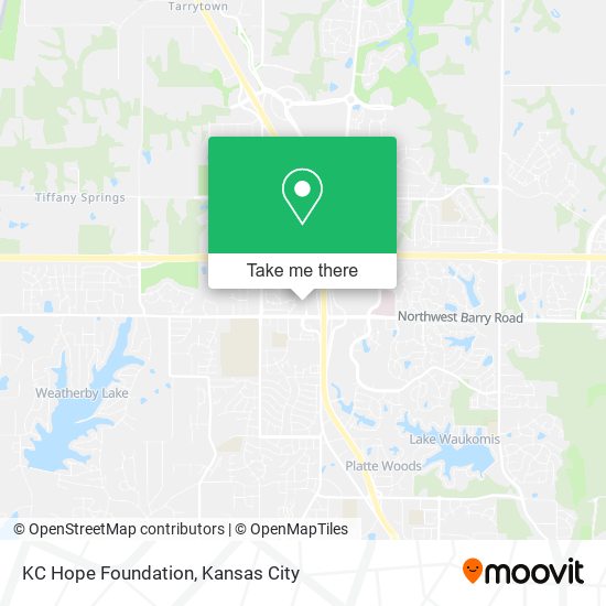 Mapa de KC Hope Foundation