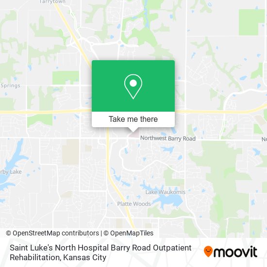 Mapa de Saint Luke's North Hospital Barry Road Outpatient Rehabilitation