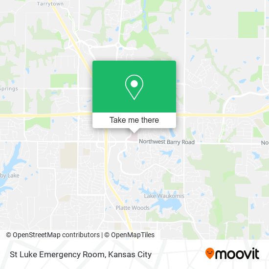 St Luke Emergency Room map