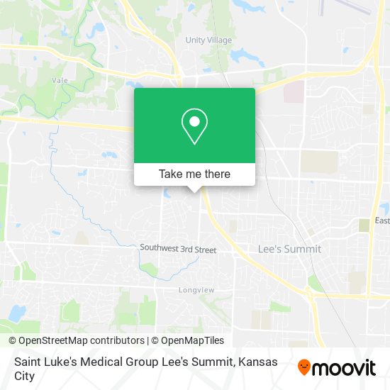 Mapa de Saint Luke's Medical Group Lee's Summit