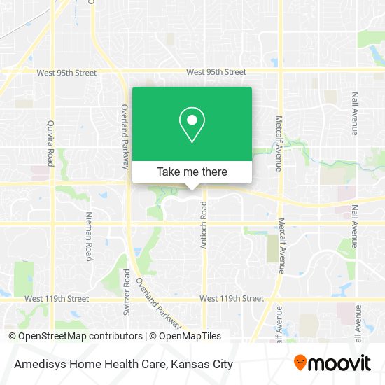 Amedisys Home Health Care map