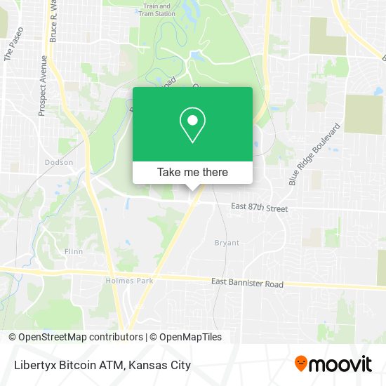 Mapa de Libertyx Bitcoin ATM