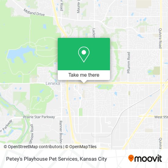 Petey's Playhouse Pet Services map